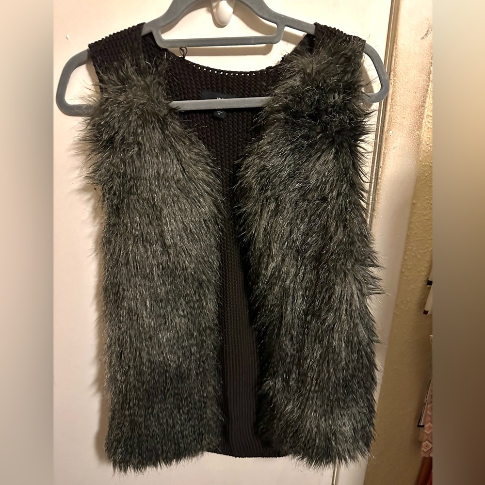 I.N San Francisco Faux Fur Vest